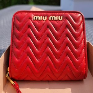 BRAND NEW RED MIU MIU WALLET